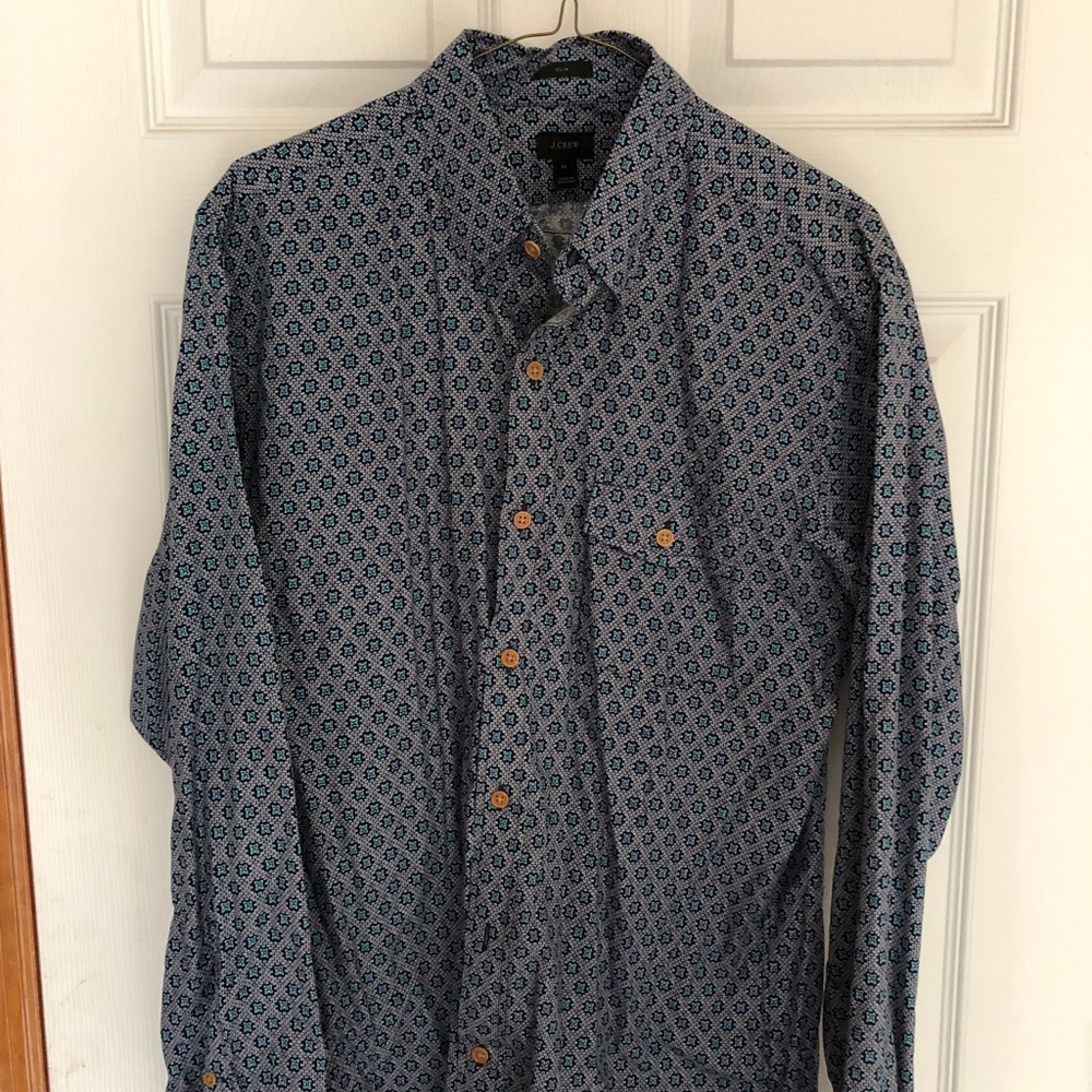 J.Crew Unique Patterned Button Down - image 2